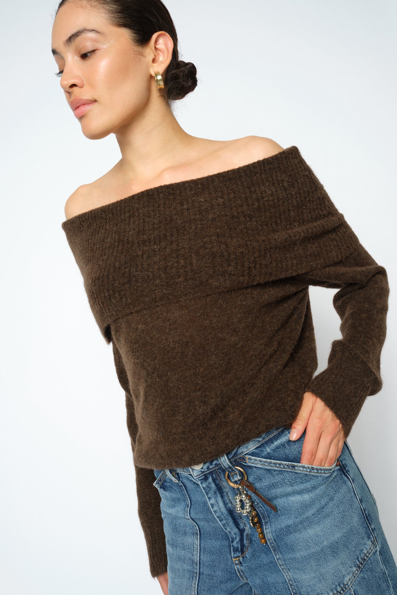 Mape Off-Shoulder strik - Delicioso